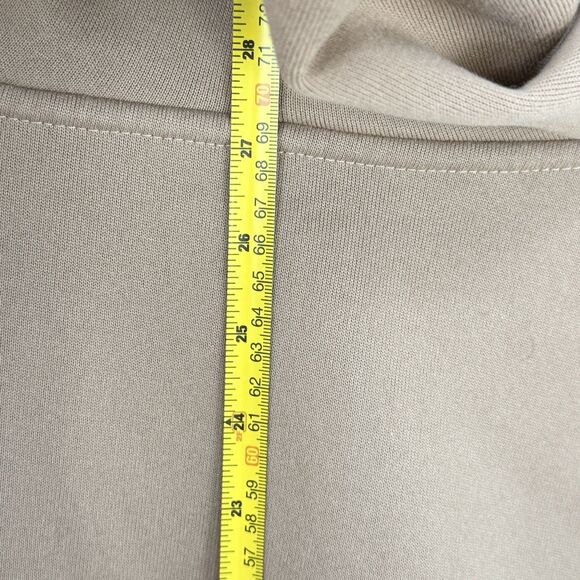 Women’s Hoodie Sweatshirt Brown Kangaroo Pocket Hood Size L - Picture 14 of 16